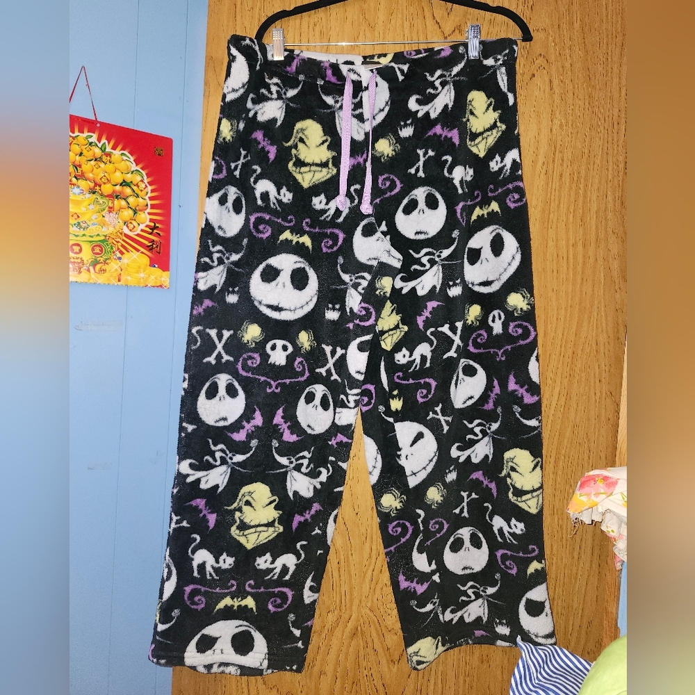 Nightmare Before Christmas Lounge Pants + Oogie Boogie Squishmallow | Disney |